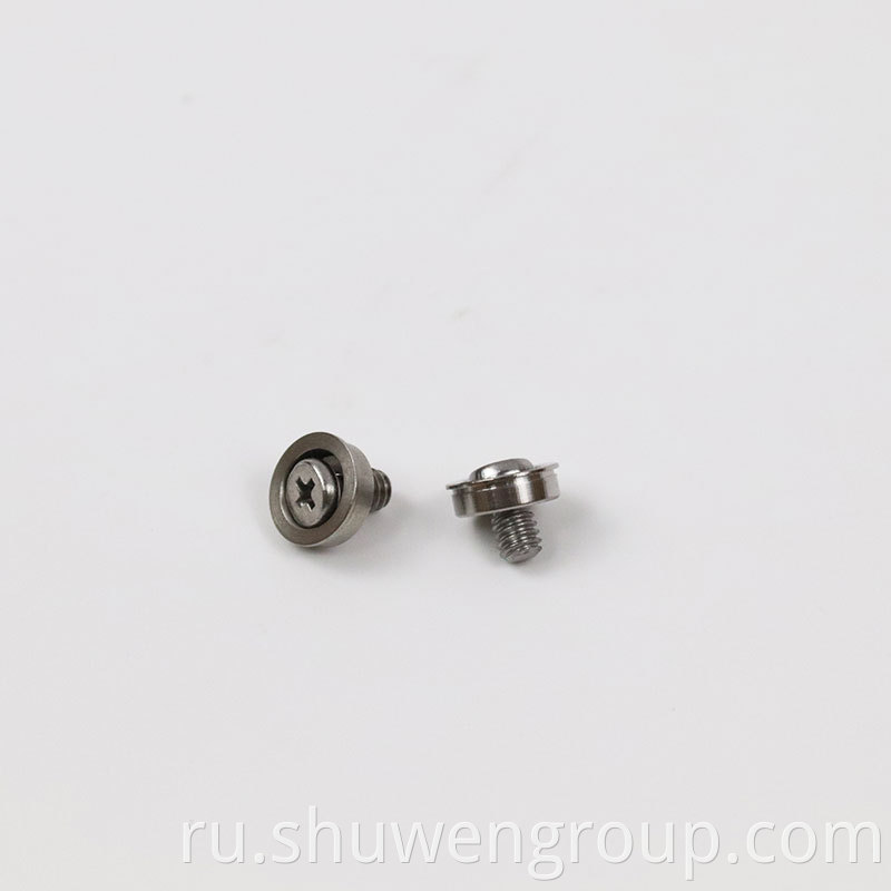 Stainless steel SEMS screw and washer assemblies